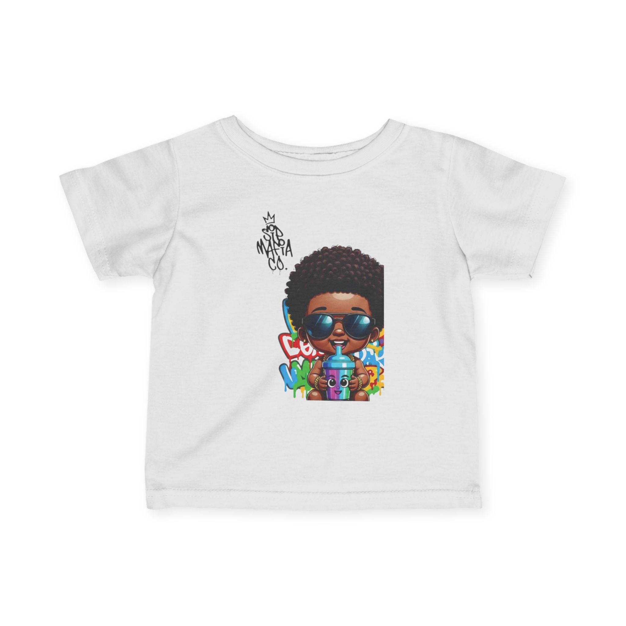 Afro Baby Drip Tee – Street Art Edition