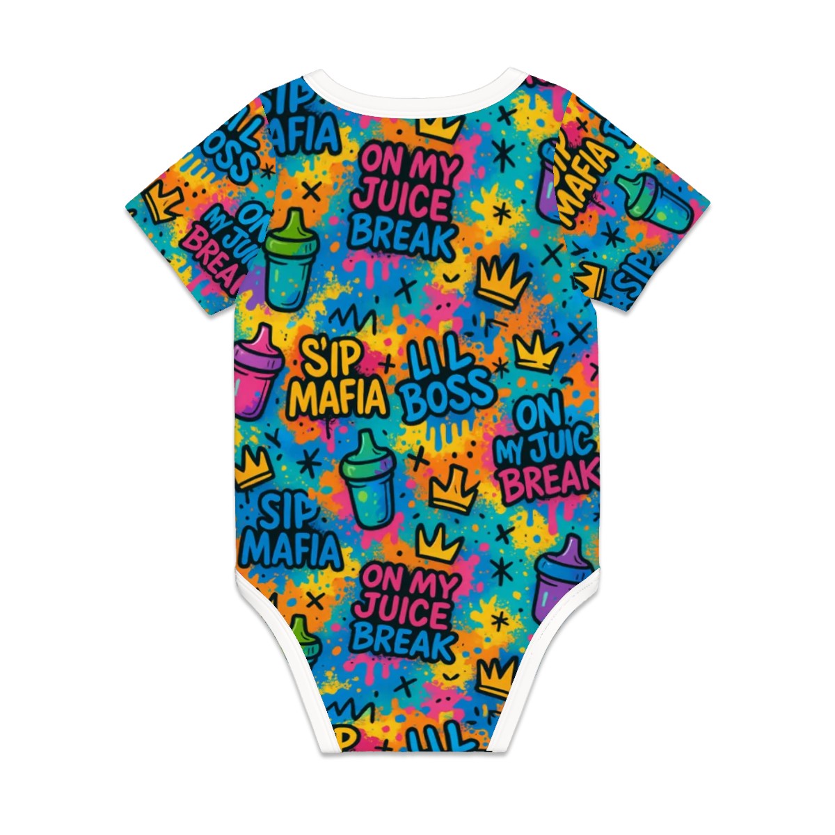 Juice Break Graffiti Drip Onesie