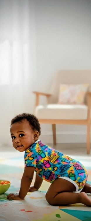 Juice Break Graffiti Drip Onesie