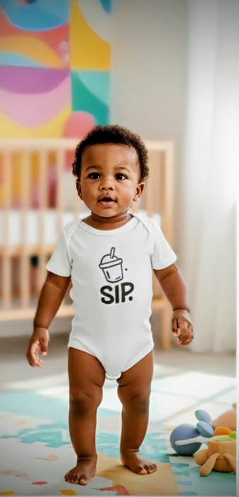 SIP Mini-Milkshake  Onesie